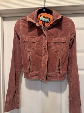 Hollister Rose Corduroy Cropped Jacket